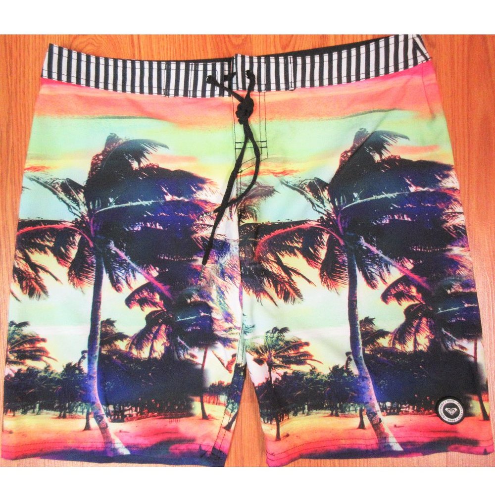 ROXY Mens UNLINED POLYESTER SWIM SHORTS BEACH